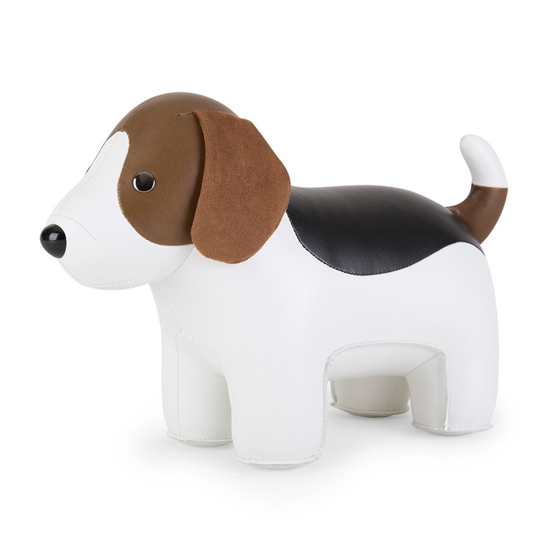 【门挡】米格鲁 Beagle (咖) 皮革动物摆饰 | 入厝礼物 - 摆饰 - 人造皮革 多色