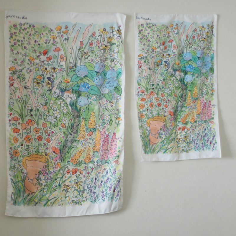 后院织物海报 - 墙贴/壁贴 - 聚酯纤维 多色