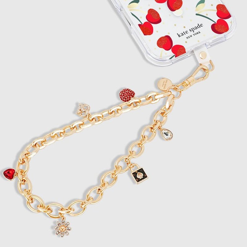 【kate spade】手机挂链 莓恋心语 - 手机配件 - 其他材质 多色