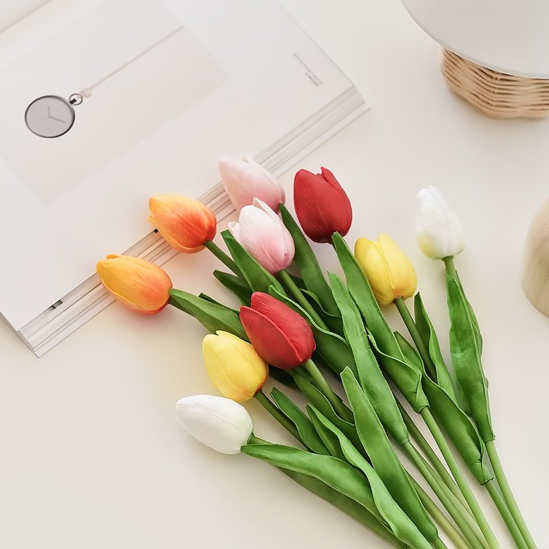 COCODOR-装饰花材-郁金香-红色(29cm) 【限加购不单独贩售】 - 其他 - 塑料 红色