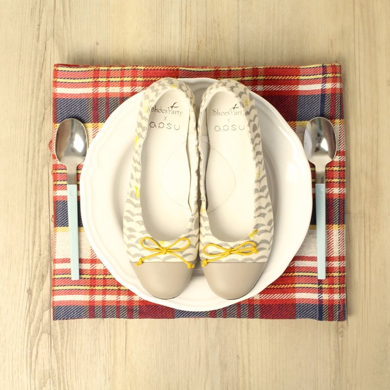 Shoes Party 海鸥飞阿飞芭蕾舞鞋 /手工订制/日本布料/M2-15356F - 女款休闲鞋 - 其他材质 