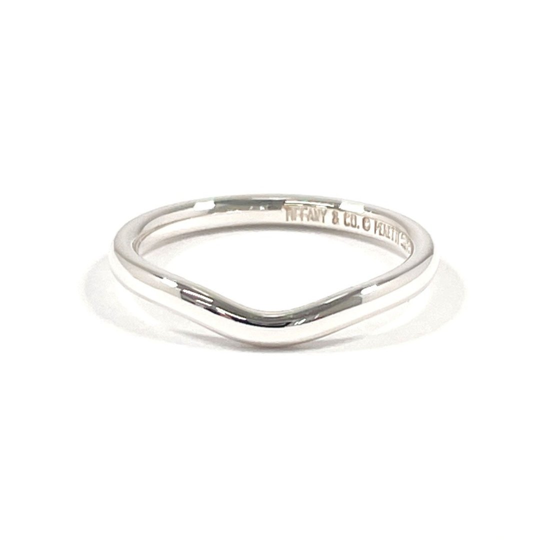 【日本直送 中古美品】10号 Tiffany & Co. 戒指・指环 Curved Band Ring Elsa Peretti 银925 - 戒指 - 纯银 银色
