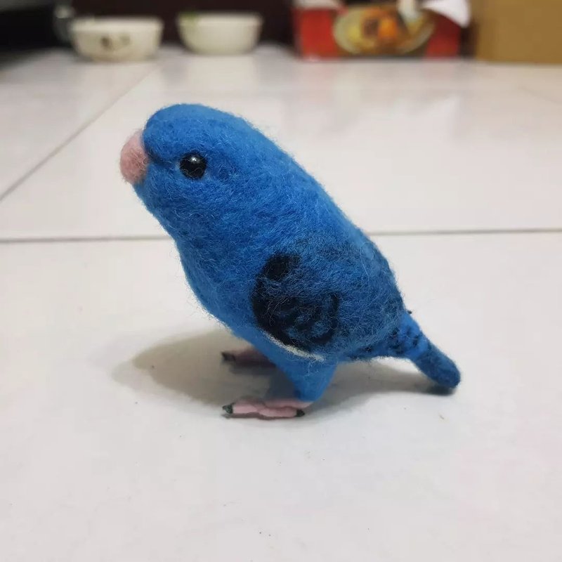 横斑鹦鹉玩偶 - 玩偶/公仔 - 羊毛 