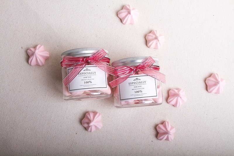 婚礼小物-法式马林糖Meringue-樱花礼赞 | 桌上迎宾礼 生日分享 - 蛋糕/甜点 - 新鲜食材 粉红色