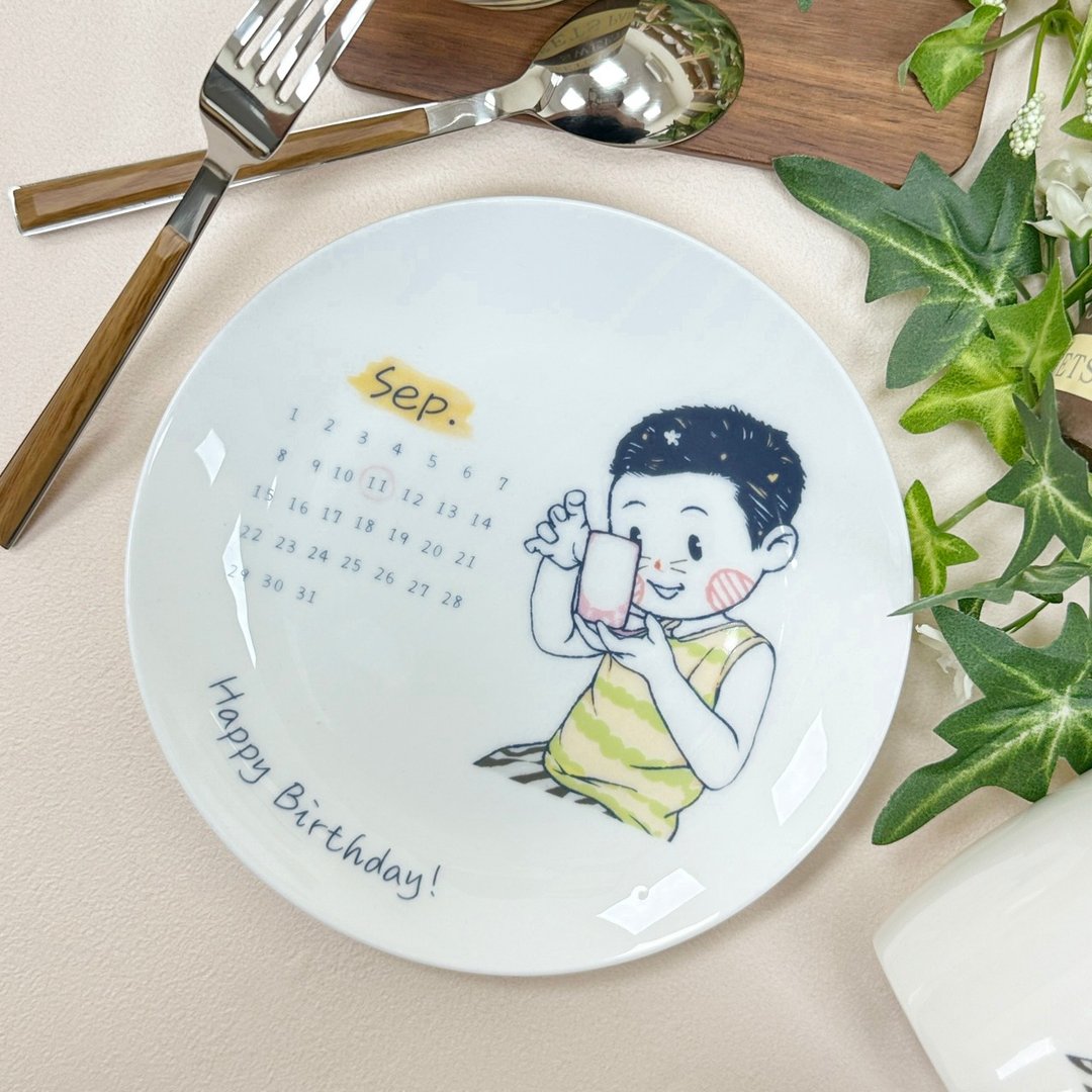 柔光记忆专属日期似颜绘杯盘组  生日礼物 结婚礼物 纪念礼物 - 订制画像 - 瓷 