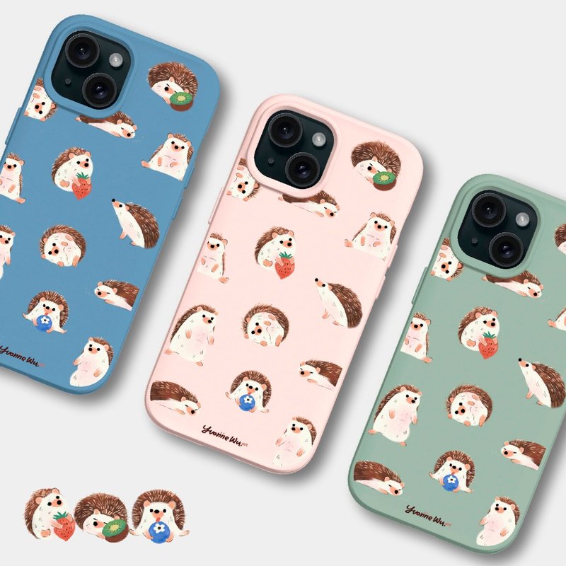 【原创犀牛盾手机壳】小刺猬手机壳//定制化文字 - 手机壳/手机套 - 塑料 