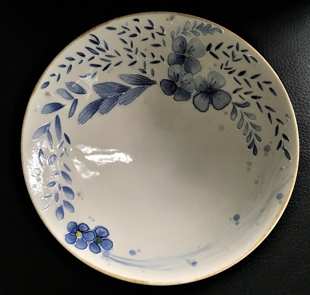 彩白玉立体釉陶碗 餐碗 盖饭碗 泡面碗 汤碗 饭碗 抹茶碗 - 碗 - 陶 多色