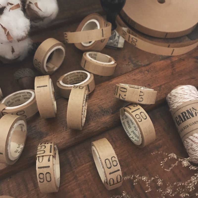 德国古董纸尺 - 便条纸/标签贴 - 纸 