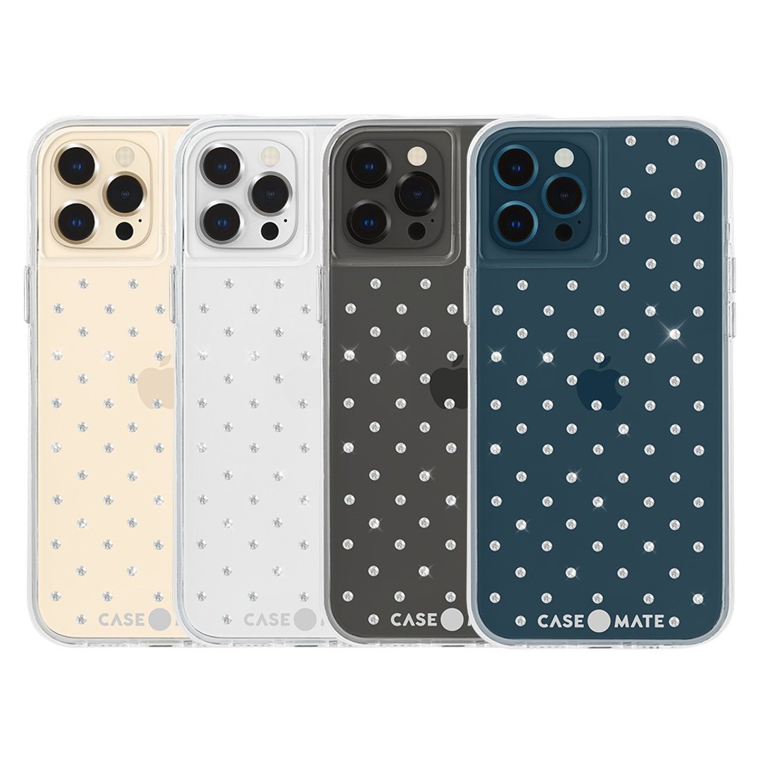 iPhone 12 系列 - Sheer Gems 手机壳 - 手机壳/手机套 - 宝石 银色