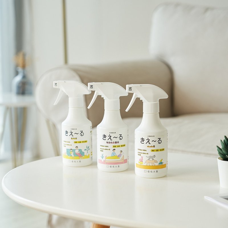 环境大善 日本制纯天然消臭喷雾 日常长照用 280ml - 香薰/精油/线香 - 浓缩/萃取物 白色