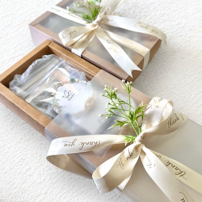 礼物包装盒加购 花束缎带礼盒 雾面磨砂牛皮纸盒 送礼 礼物盒 - 纸盒/包装盒 - 纸 卡其色