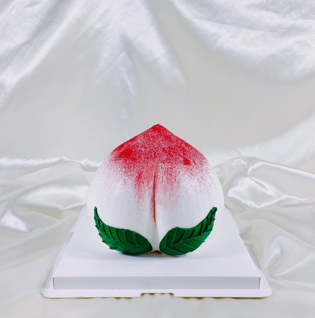福如东海 生日蛋糕 蛋糕 甜点 定制化 60大寿 父亲节 6 8寸 面交 - 蛋糕/甜点 - 新鲜食材 红色