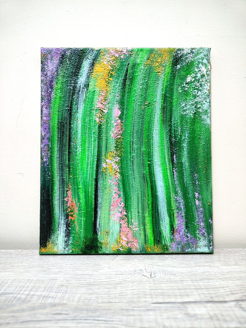 【极光之树】无框画/挂画/压克力画/风景/原画/摆饰/礼物 - 摆饰 - 棉．麻 