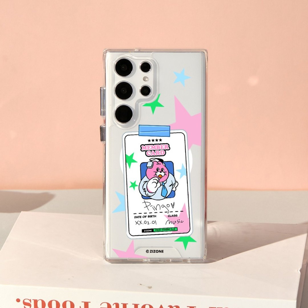 ZIZONE星耀会员卡防摔透明SAMSUNG手机壳 - 手机壳/手机套 - 塑料 多色