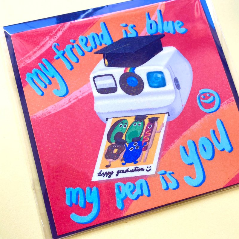 毕业心意卡 - 卡片/明信片 - 纸 多色