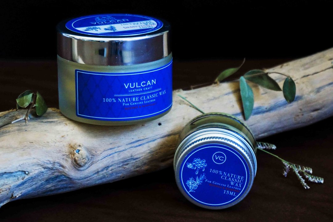 【VULCAN 皮革保养油50g】Nature Classic WAX 100%全天然成分 - 其他 - 蜡 白色