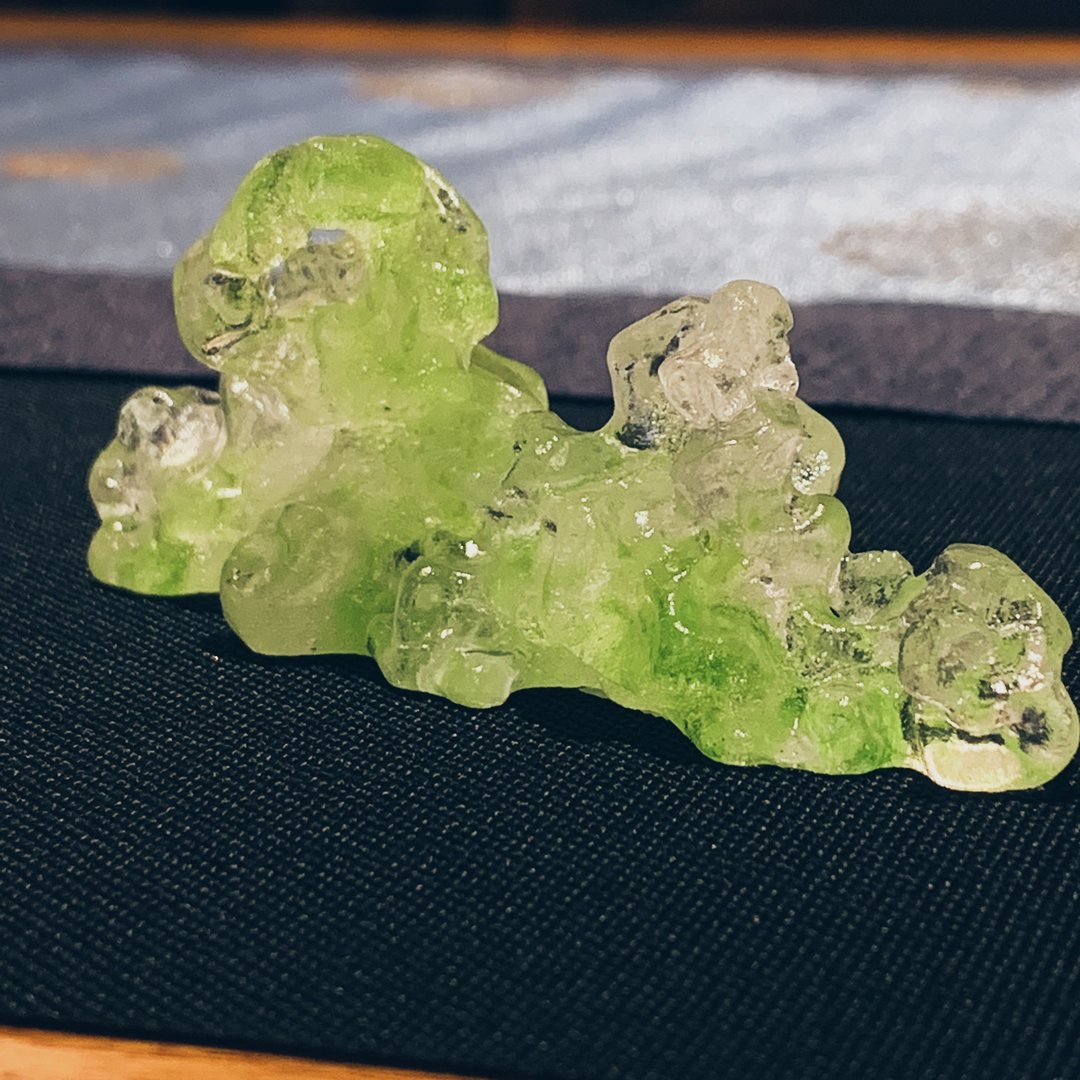 琉璃 石来运转 茶枕 ( 附竹茶针) - 茶具/茶杯 - 琉璃 