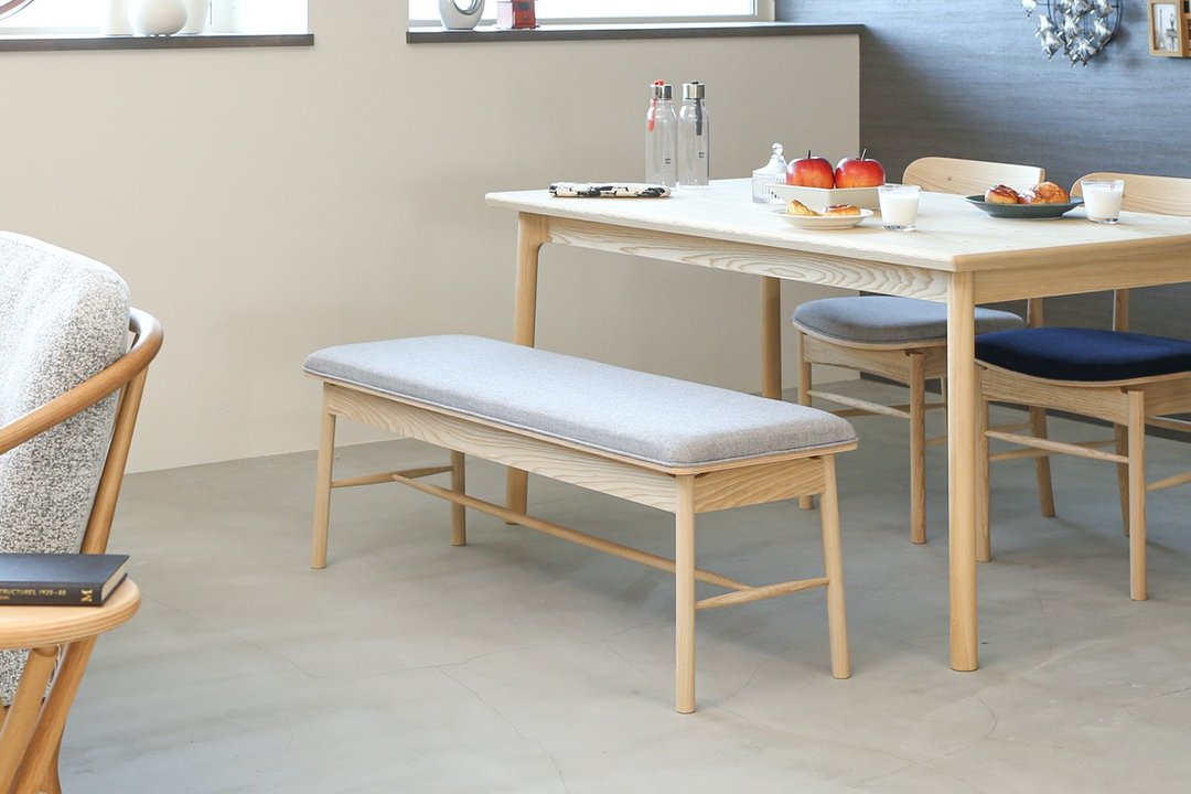 旭川家具 树工房 Hygge 餐桌长椅 - 椅子/沙发 - 木头 咖啡色