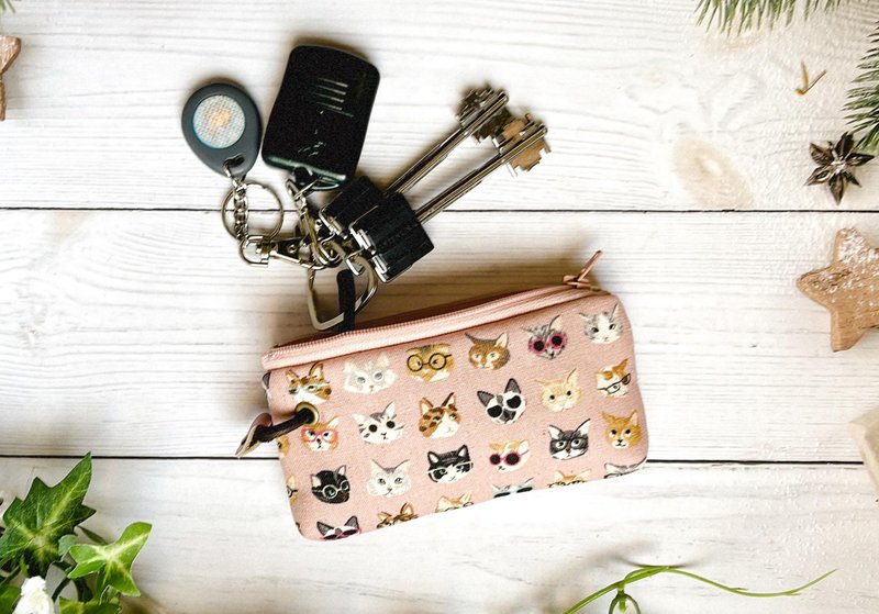 现货 /快速出货/钥匙收纳包 - 钥匙链/钥匙包 - 棉．麻 