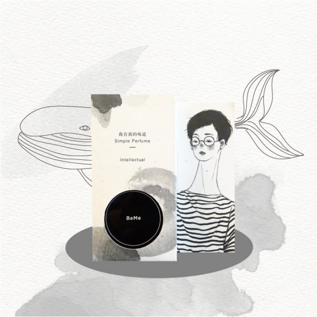 SLL simple perfume X 十二个我-Intellectual(淡蓝) - 香薰/精油/线香 - 植物．花 黑色
