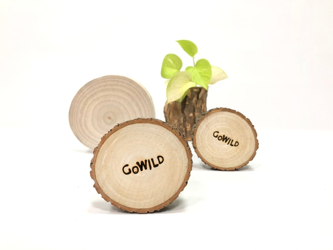 【定制化礼物】Go:wild 够野│台湾香樟 · 够野小木垫 杯垫/木座 - 杯垫 - 木头 