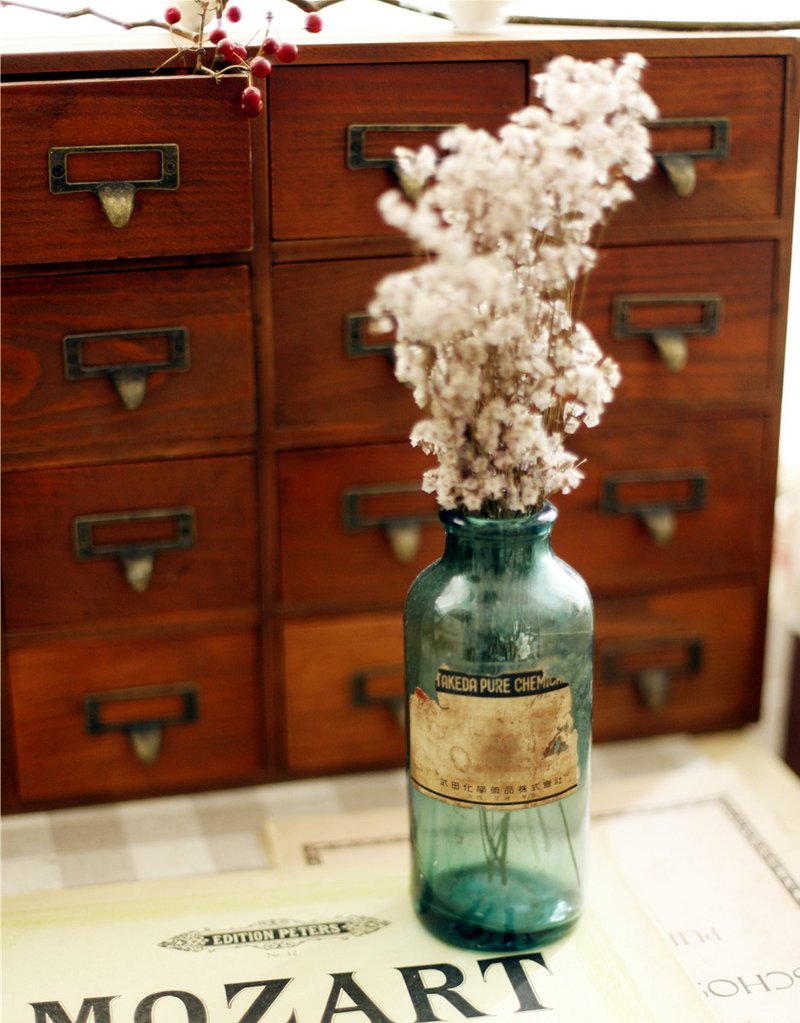 【好日恋物】日本VINTAGE早期绿色玻璃瓶 - 摆饰 - 玻璃 绿色