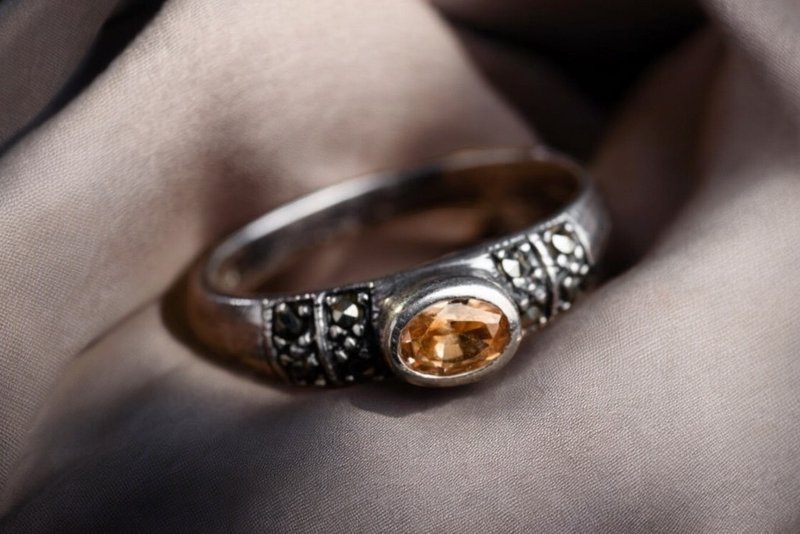 【CRUXART】西洋首饰珠宝-轻奢小品-秋的回忆-80至90欧洲-银戒指 - 戒指 - 纯银 银色