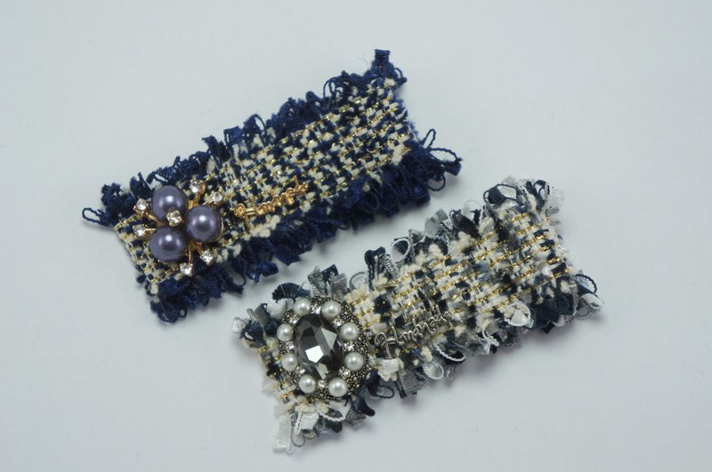 E2-发夹 - 发夹浏海夹侧夹一字夹类 小香风 - 发饰 - 其他材质 多色