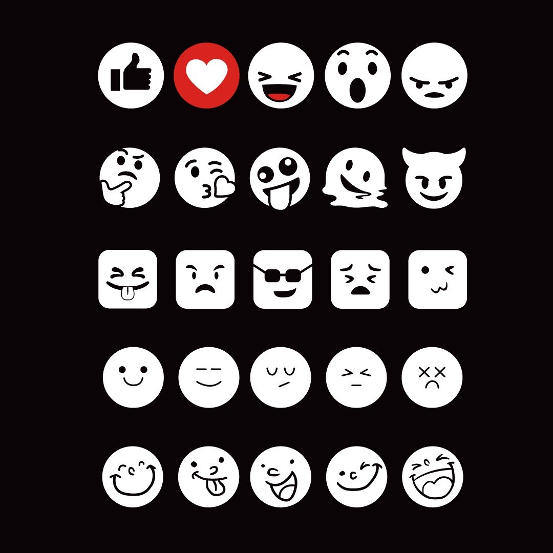 FACEBOOK 表情符号 反光贴纸 贴图 车贴 机车汽车贴纸 防水防晒 - 贴纸 - 防水材质 