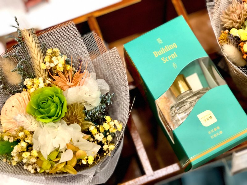 扩香精油 - 芬多精 Phytoncide -附香氛棒 - 香薰/精油/线香 - 玻璃 绿色