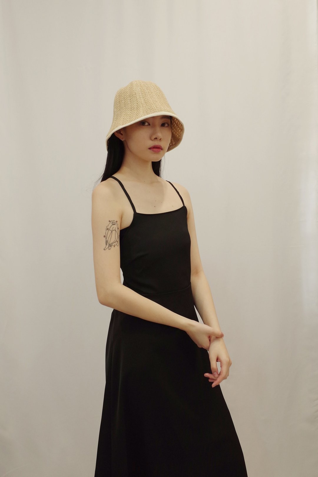 百合郁金香帽-米黄/钟型帽/渔夫帽/户外帽/郁金香帽 - 帽子 - 聚酯纤维 卡其色