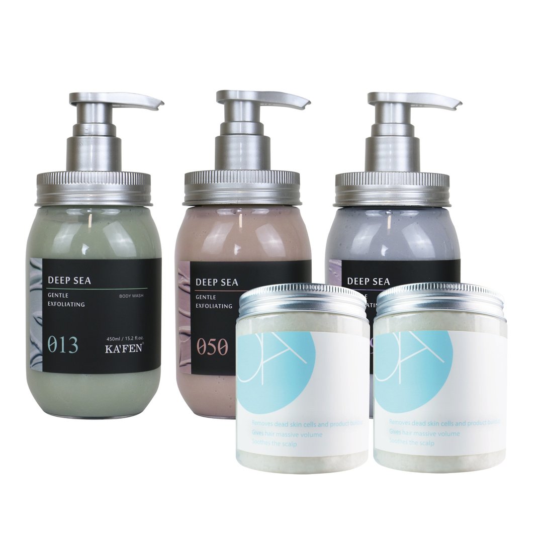 宠爱自己居家spa I海泥SPA 沐浴乳系列450ml 赠海盐洗发膏300g*1 - 沐浴用品 - 其他材质 多色