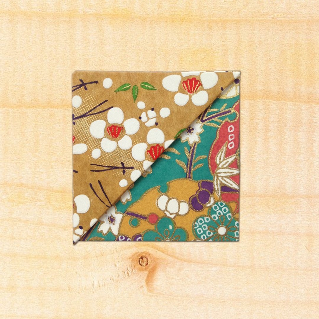 花角书签 -日本进口和纸 / 手工书签-bookmark #043 - 书签 - 纸 