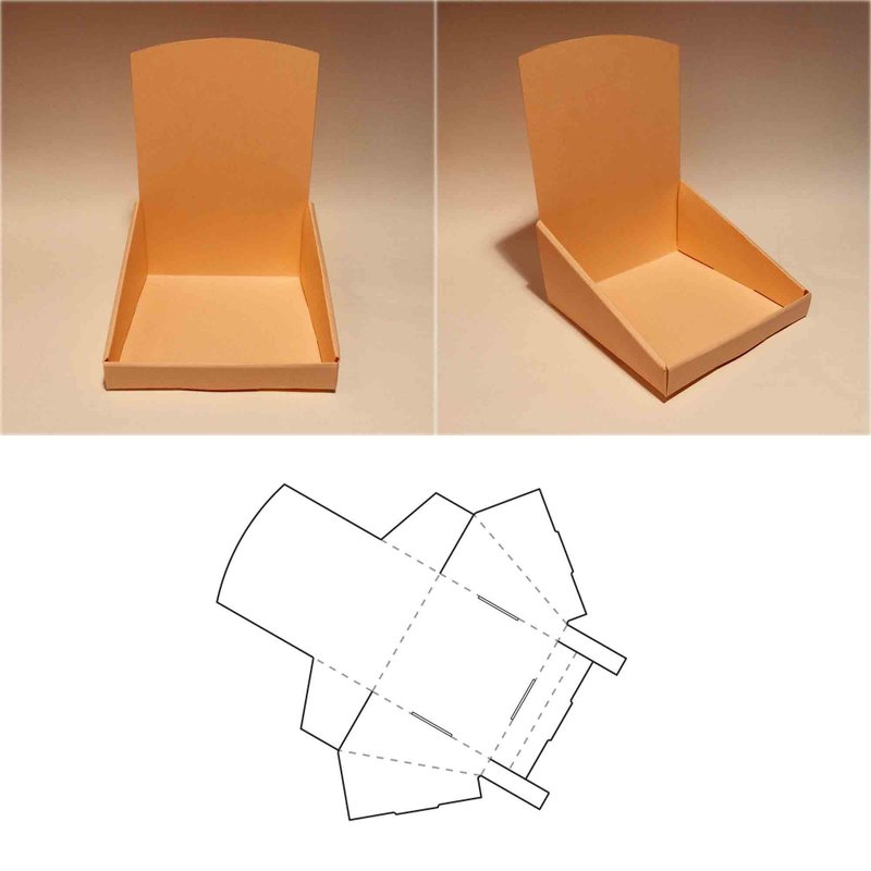 Display stand template, counter stand, countertop stand, counter top stand, SVG - 图文模板设计 - 其他材质 