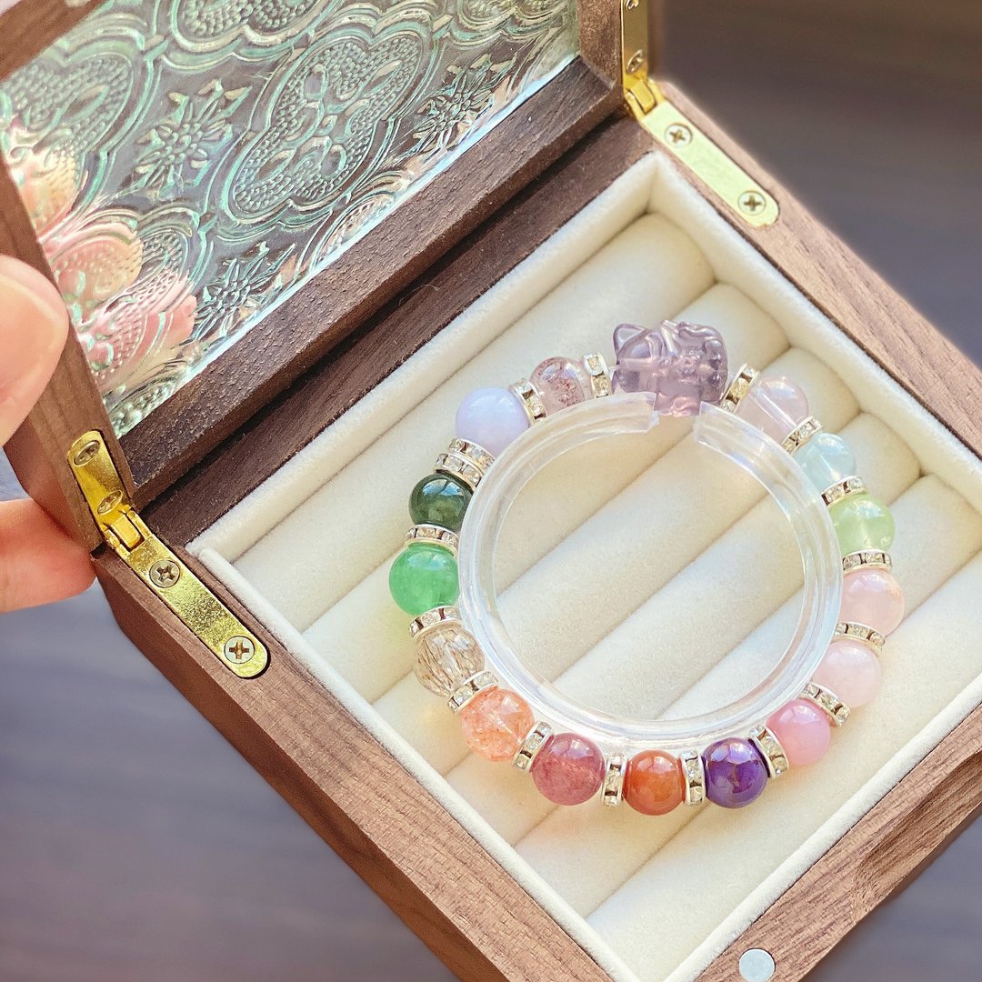 Amelia Jewelry丨多宝水晶与她的多重寓意丨天然多宝水晶原创手链 - 手链/手环 - 水晶 多色