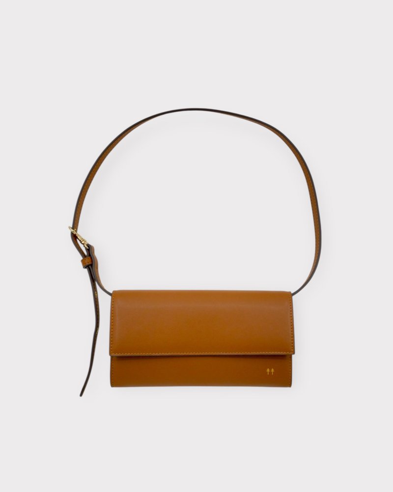 Mini Re-editions系列 Mini Un-box Classic 仙人掌素皮侧背包 - 侧背包/斜挎包 - 环保材料 咖啡色