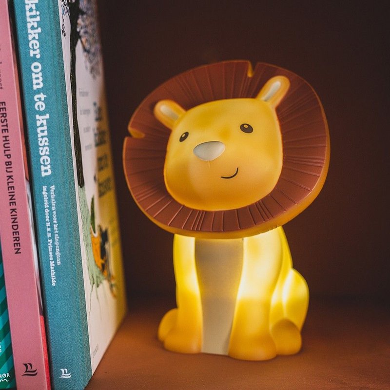 比利时 Atelier Pierre 设计 Hakuna Lion 狮子王 USB 充电小夜灯 - 灯具/灯饰 - 其他材质 咖啡色