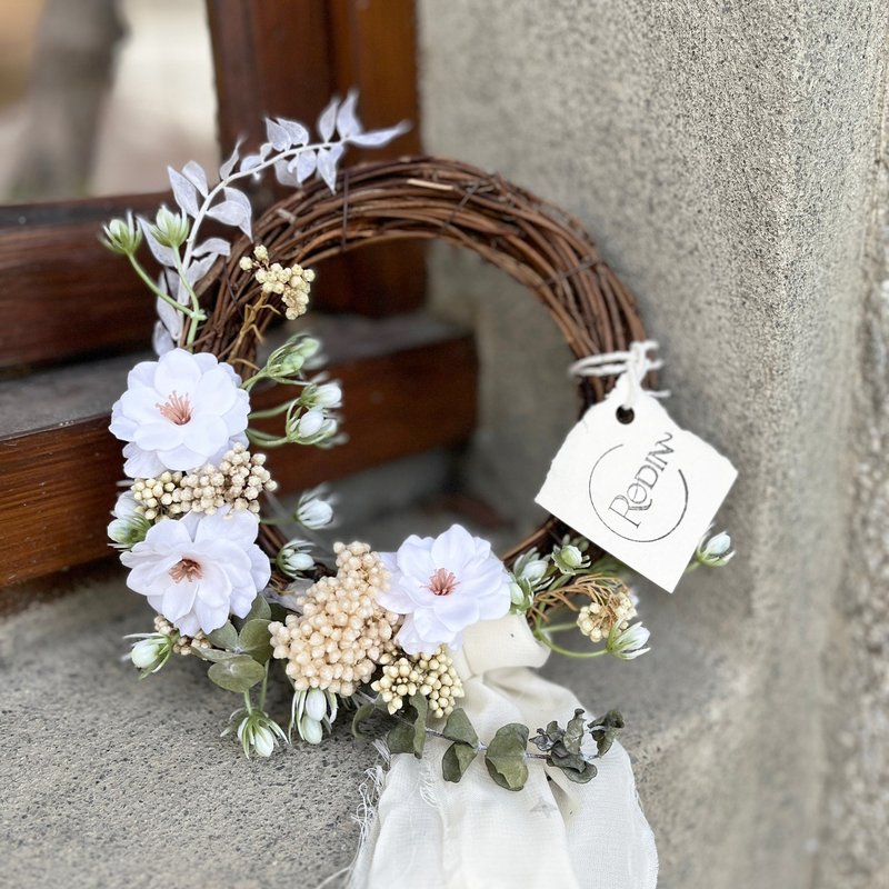 仿真花花圈 - 摆饰 - 植物．花 