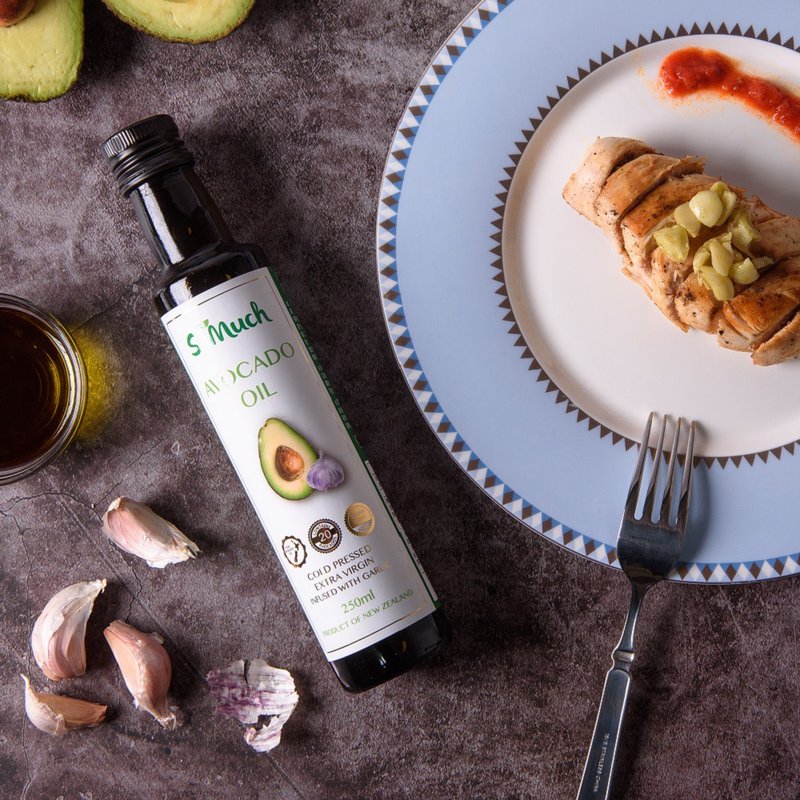 【寿满趣-Somuch】顶级冷压初榨蒜香酪梨油(250ml) - 料理包 - 其他材质 