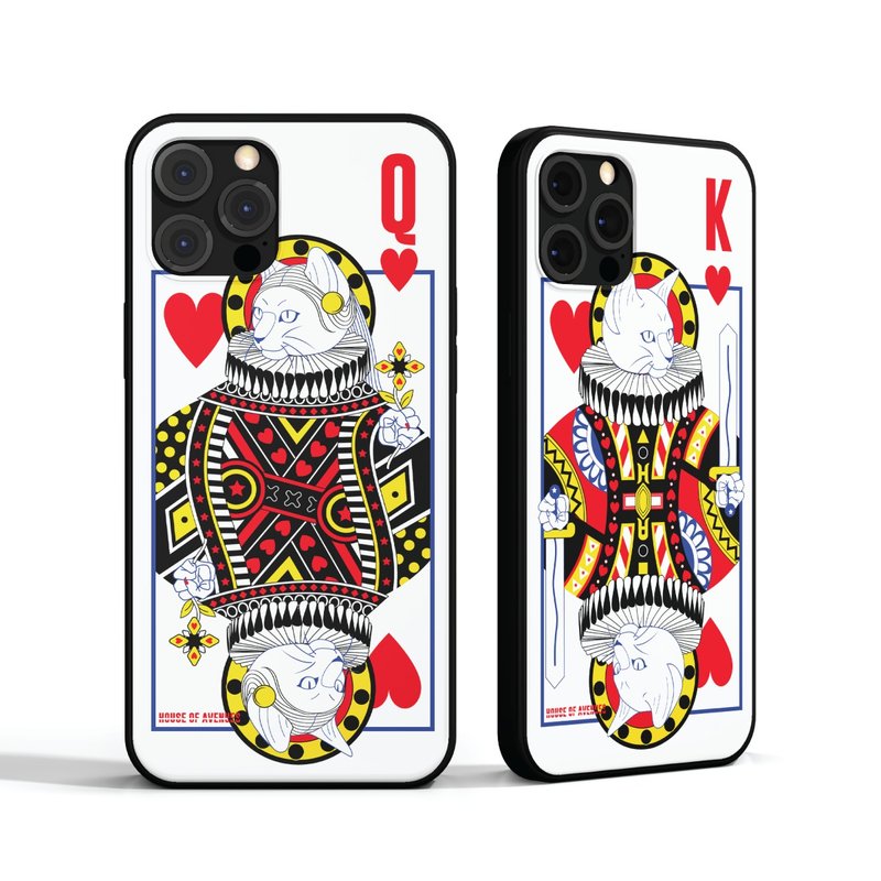 | HOA 原创设计手机壳 | Poker Cat情人节系列 | WHITE Q | - 手机壳/手机套 - 塑料 多色