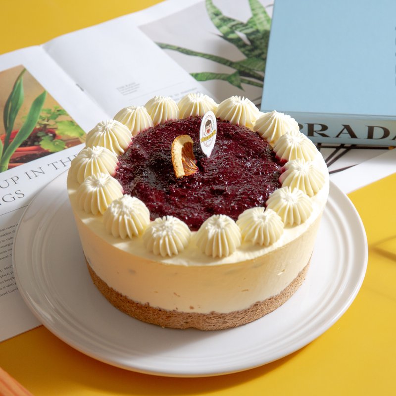 无加糖无淀粉蛋糕/百香果黑醋栗/无糖无麦麸/百香慕斯 - 蛋糕/甜点 - 其他材质 