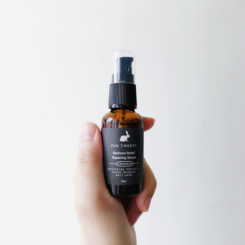 【洋甘菊柔敏净白超导精淬】专研泛红痘痘及油性肌肤平衡保养 - 精华液/安瓶 - 玻璃 灰色