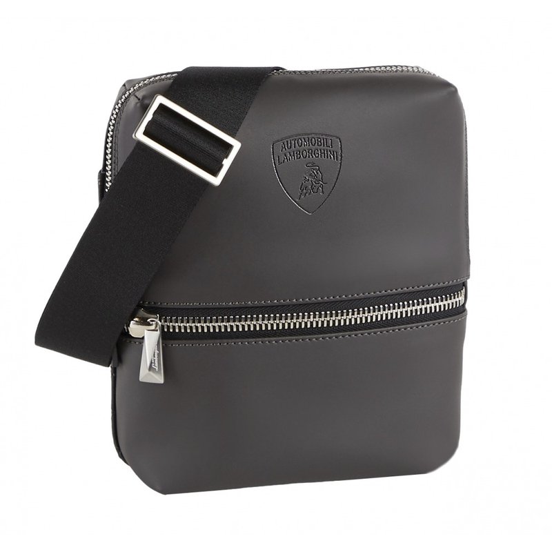 蓝宝坚尼 限量3折 意大利顶级小牛皮斜背包 全新专柜展示品 - 侧背包/斜挎包 - 真皮 