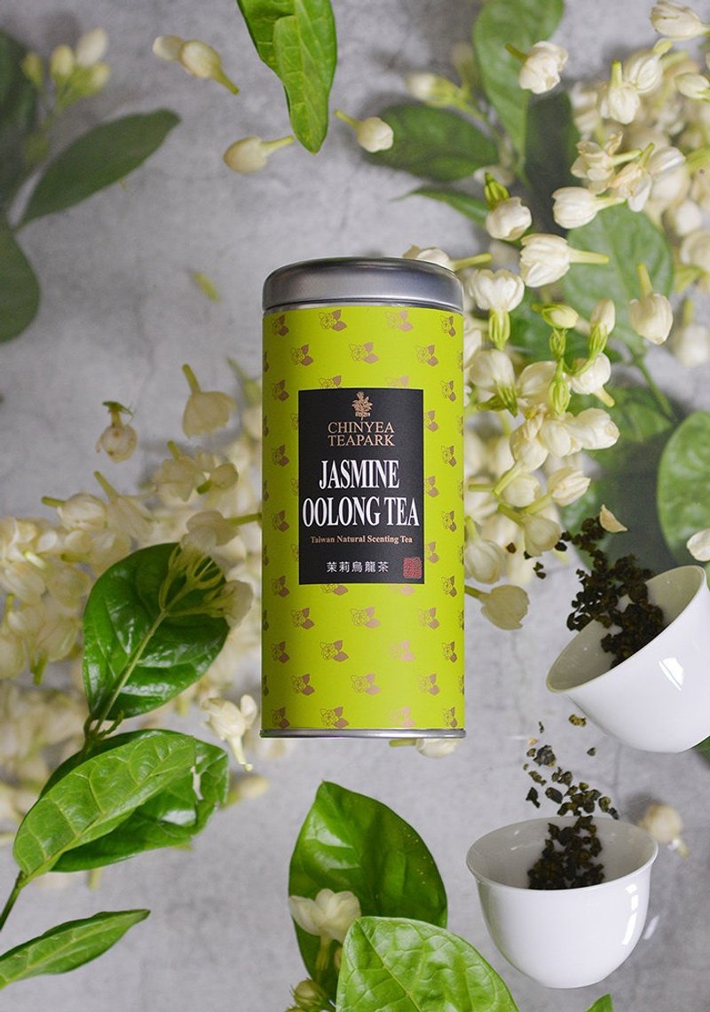茉莉乌龙茶 - 台湾夏日限量天然窨花茶 - 茶 - 其他金属 绿色