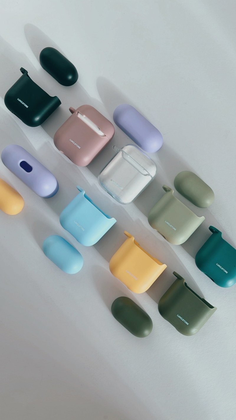 AirPods | LUKO设计 | 雾面马卡龙色全包保护套 - 耳机收纳 - 其他材质 