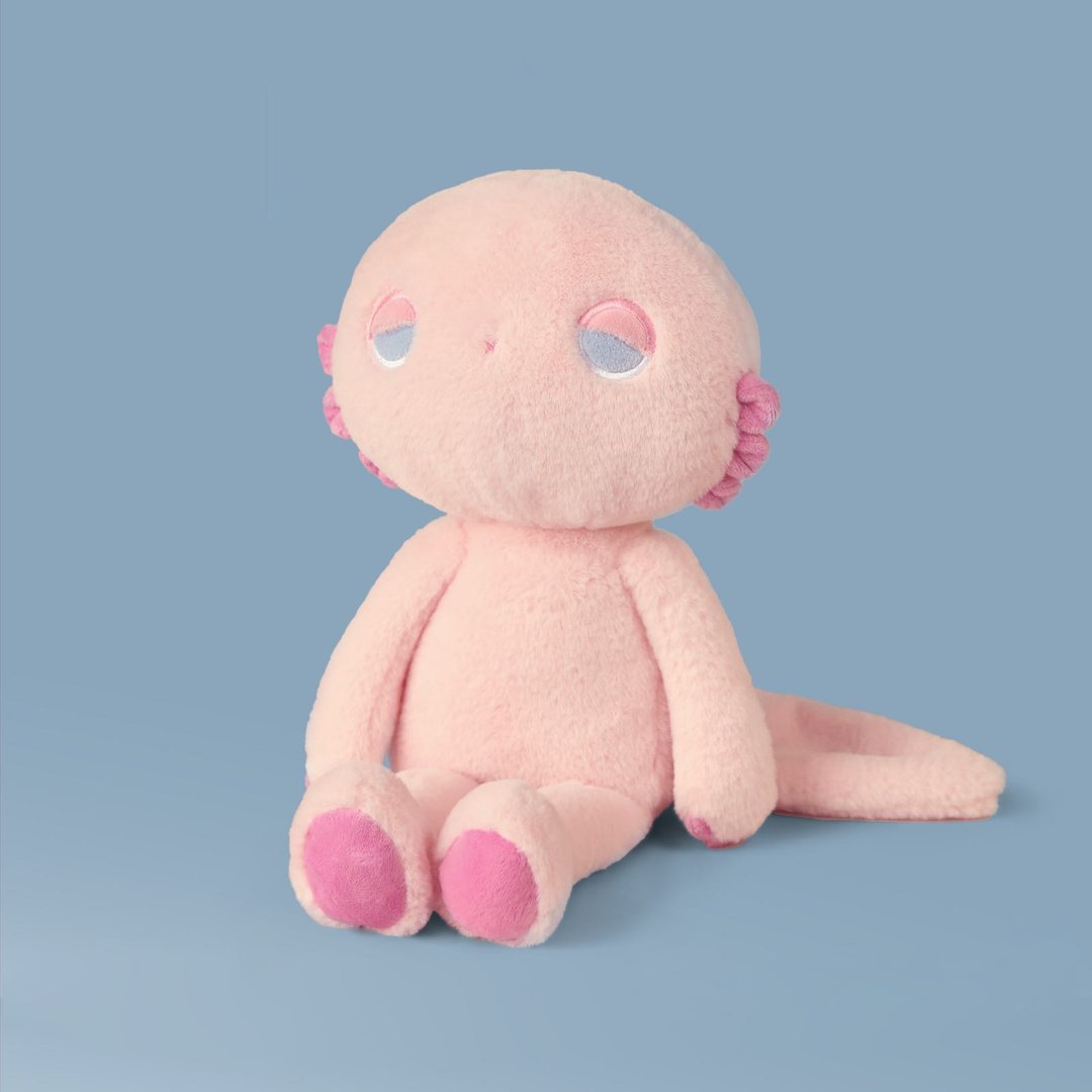 RONRON the Axolotl 小蠑螈毛絨玩偶 - 玩具/玩偶 - 聚酯纤维 