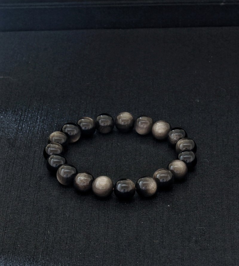 银曜石 10mm 水晶手链 ( HKA8052 ) - 手链/手环 - 水晶 