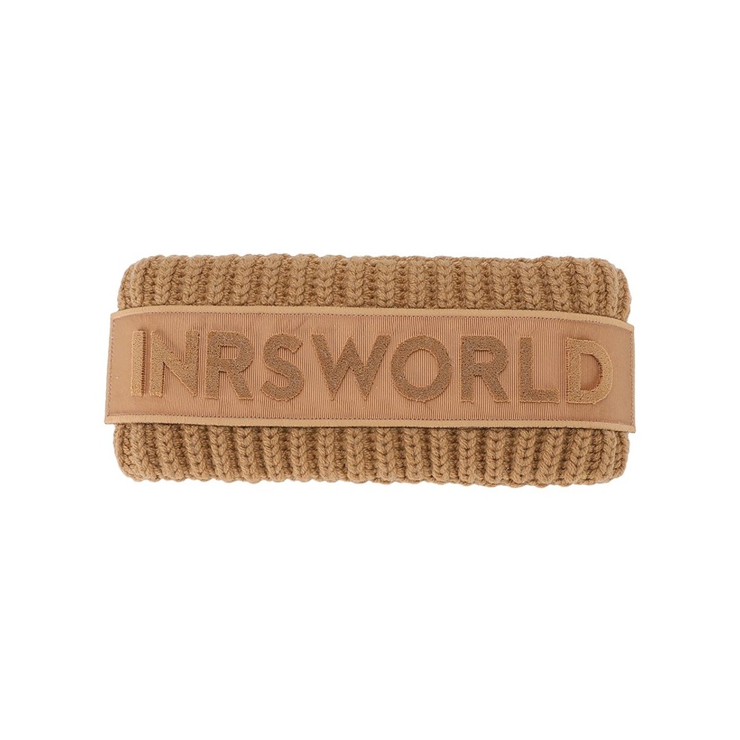 五折出清 厚版羊毛字母头带-茶色 (七色可选) 【INRSWORLD】 - 其他 - 羊毛 卡其色