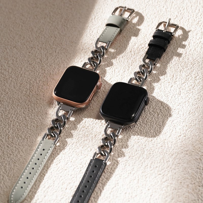 Apple watch - 真皮拼接单链苹果表带 - 表带 - 真皮 