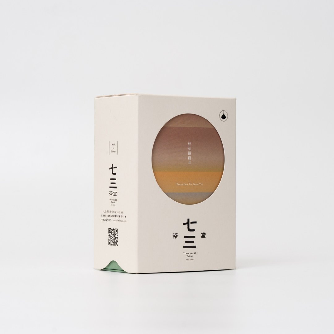 七三茶堂 立体茶包丨桂花铁观音 8单入–精装盒 - 茶 - 纸 白色